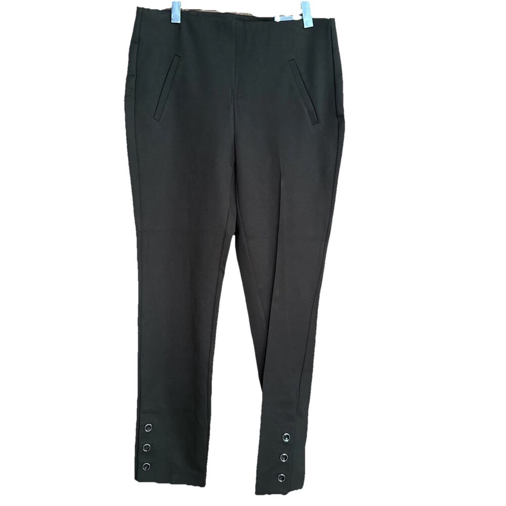 Chicos Womens Pant Olive Green 0T Juliet Slim Leg Pants So Slimmimg 360 0R Sz 0